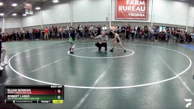 49 lbs Champ. Round 1 - Elijah Bogdan, Osprey Wrestling Club vs Robert Lasko, Willie Walters Wrestling Club