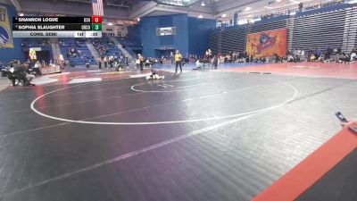130 lbs Cons. Semi - Sophia Slaughter, Orange County vs Shannon Logue, Bishop Shanahan