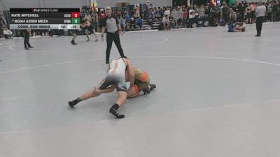 132 lbs Cons. Sub-semis - Nate Mitchell, USA Gold vs Noah Aiden Meza, Black Fox Wrestling Academy