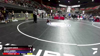 70 lbs Champ. Round 1 - Xalvador Garcia, California vs Darius Saremi, Top Dog Wrestling Club