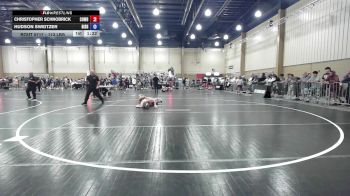 113 lbs 3rd Place - Christopher Schnobrick, Cowboy Wrestling Club vs Hudson Sweitzer, Bishop Verot