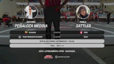 Antonio Peñaloza vs Pablo Sattler 2026 ADCC Ecuador Open