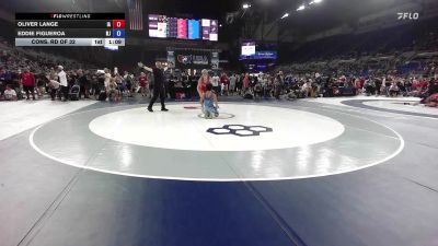 120 lbs Cons. Rd Of 32 - Oliver Lange, IA vs Eddie Figueroa, NJ