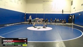 130 lbs Champ. Round 1 - Asher Halstead, Colony High School vs Isaiah Schultz, Colony High School