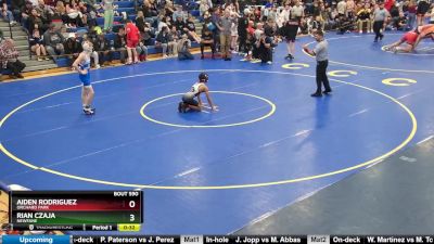 116 lbs Cons. Round 4 - Rian Czaja, Newfane vs Aiden Rodriguez, Orchard Park