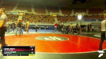 D2-190 lbs Cons. Round 2 - James Wirth, Canyon Del Oro vs Athan Ferber, Campo Verde