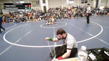150 lbs Consolation - Owen O'Reilly, Nauset vs Jackson Bisson, Southwick-Tolland