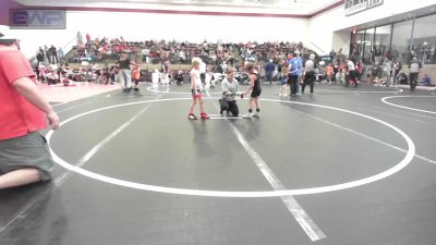 49 lbs Quarterfinal - Thatcher Rogers, Ponca City Wildcat Wrestling vs Baker James, Blaine County Grapplers