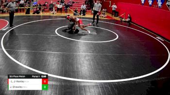 115 lbs 5th Place Match - Lawrence Jones-Henley, McKeesport Junior High vs Jackson Shawley, Belle Vernon Area