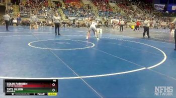 152 lbs 5th Place Match - Tate Olson, Bismarck vs Colin Parisien, Turtle Mountain