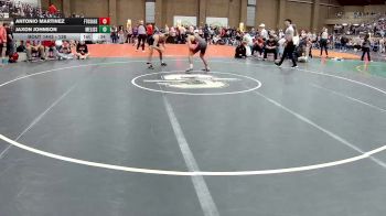 138 lbs Cons. Round 6 - Jaxon Johnson, Melissa vs Antonio Martinez, Fort Osage