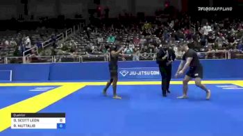 DANTE SCOTT LEON vs REHAN MUTTALIB 2021 World IBJJF Jiu-Jitsu No-Gi Championship