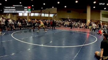 215 lbs Cons. Semi - Kaleb Johns, Wolf Pack Wrestling Club vs John Martinez, Brother Melchior Wrestling Clu