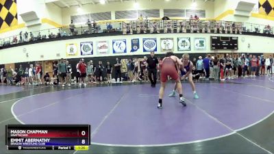 130 lbs Cons. Round 2 - Mason Chapman, Unattached vs Emmit Abernathy, Dragon Wrestling Club