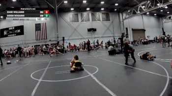 72 lbs Quarterfinal - Aiden Rosario, EP Rattlers vs Zane Williams, Rampage Wrestling Club