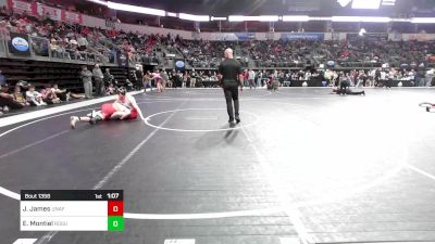 180 lbs Quarterfinal - Jesse James, Unaffiliated vs Ethan Montiel, Rogue Warrior Wrestling