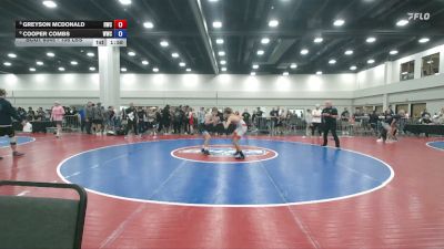 106 lbs Quarters - Greyson McDonald, Heatwave Wrestling Club vs Cooper Combs, Wave Wrestling Club