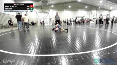 73 lbs 3rd Place - Aidan Slagter, Honey Badgers Wrestling Club vs Bo Davis, Honey Badgers Wrestling Club