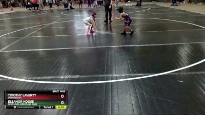 65 lbs Quarterfinal - Eleanor Hoose, Next Level Wrestling Club vs Timothy Laverty, Iron Knights