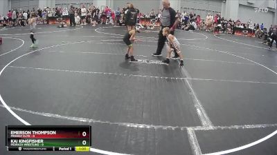 40 lbs Round 3 (8 Team) - Kai Kingfisher, Pedraza Wrestling vs Emerson Thompson, Prodigy Elite