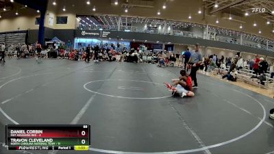 88 lbs Round 2 (4 Team) - Travon Cleveland, North Carolina National Team vs Daniel Corbin, Mat Assassins Red