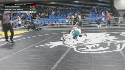 113 lbs Round Of 32 - Nathan Schuman, PA vs Santino Pascarella, NY