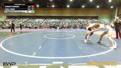 135 lbs Consi Of 16 #2 - Gabrian Bridges, Marshfield Youth Wrestling vs Uriel Perez, Dethrone
