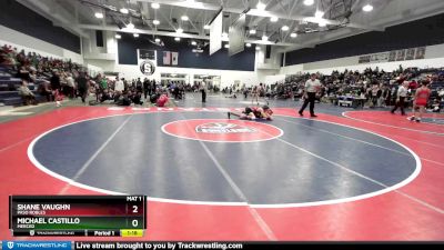 126 lbs Champ. Round 3 - Michael Castillo, Merced vs Shane Vaughn, Paso Robles