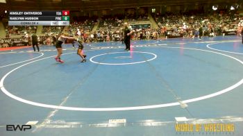 73 lbs Consi Of 4 - Kinsley Ontiveros, Texas Elite Wrestling Club vs Raelynn Hudson, Palmyra Youth Wrestling Club
