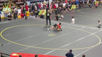 105 lbs Cons. Round 4 - Brody Ashley, Michigan West Wrestling Club vs Bryan Morales, Gladiator Wrestling