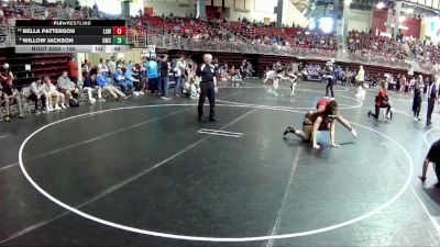 165 lbs Cons. Round 2 - Bella Patterson, Lincoln Girls Wrestling vs Willow Jackson, Gering Wrestling Club