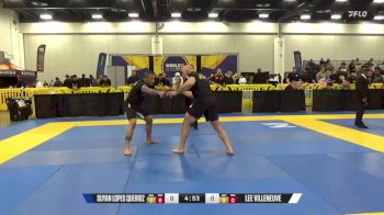 Lee Villeneuve vs Suyan Lopes Queiroz 2024 World IBJJF Jiu-Jitsu No-Gi Championship