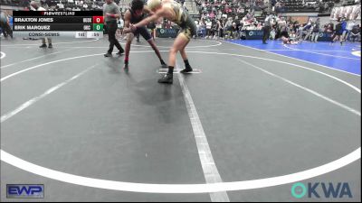 132 lbs Consolation - Braxton Jones, Husky WC vs Erik Marquez, OKC Saints Wrestling