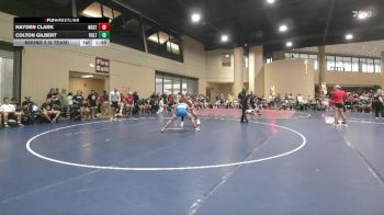 157 lbs Round 3 (6 Team) - Hayden Clark, North DeSoto Blue vs Colton Gilbert, Vancleave Takedown Club