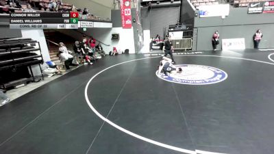 150 lbs Cons. Rd Of 32 - Daniel Williams, Project 8 Wrestling vs Connor Miller, Chico High School Wrestling