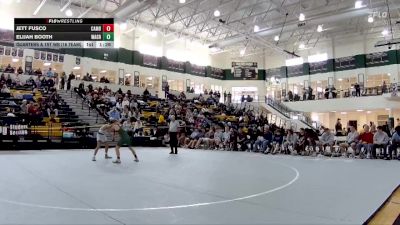 132 lbs Quarters & 1st Wb (16 Team) - Elijah Booth, Walnut Grove vs Jett Fusco, Cambridge