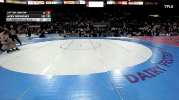 6A 150 lbs Cons. Round 2 - Zayden Denton, Centennial vs Aiden Breshears, Capital