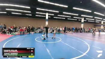 58-64 lbs Round 3 - Sophia Herrera, Grizzly Wrestling Club vs Shadyn Roller, Borger Youth Wrestling