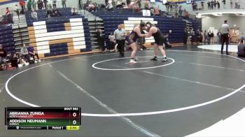 235 lbs. Cons. Round 4 - Addison Neumann, Eureka vs Abrianna Zuniga, North Kansas City