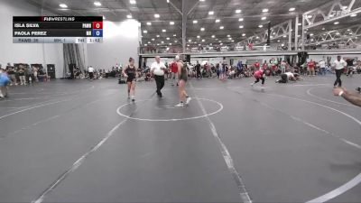 102 lbs Round 1 (6 Team) - Isla Silva, PA West Black vs Paola Perez, Miami Hawks