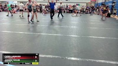 113 lbs Round 5 (6 Team) - Andrew Taylor, Eagles WC vs Caden Laravuso, Dark Knights