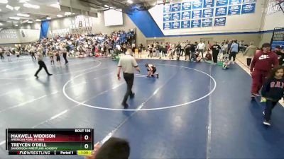 73 lbs Champ. Round 2 - Maxwell Widdison, American Fork Jr High vs Treycen O`Dell, Sanderson Wrestling Academy