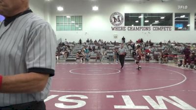 157 lbs Semifinals (8 Team) - Maxximus Martinez, Mt. SAC (Maroon) vs Kolin De La Fuente, Sierra College (RED)
