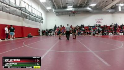 190 lbs Champ. Round 1 - Lopez David, Northfield vs Cain Gutierrez, Eaglecrest B