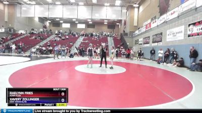 96 lbs Round 1 - Raelynn Fries, Kuna Klub vs Xavery Zollinger, East Idaho Elite