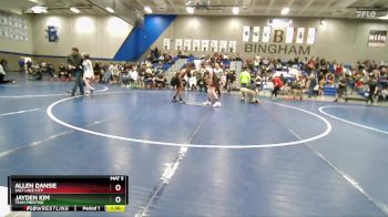 116 lbs Cons. Round 2 - Allen Dansie, Salt Lake City vs Jayden Kim, Team Prestige