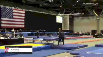 Livi Johnson - Double Mini Trampoline, Aspire Gymnastics - 2021 USA Gymnastics Championships