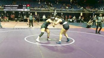 5A 190 lbs Cons. Round 2 - Michelle Ramirez, El Paso Del Valle vs Gabriela Knight, Comal Smithson Valley