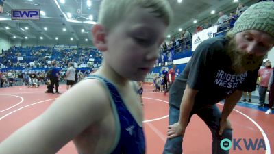 66 lbs Consi Of 8 #2 - John Tiffany, Newcastle Youth Wrestling vs Cooper Vansyckle, Bridge Creek Youth Wrestling