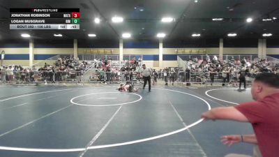 106 lbs Consi Of 32 #1 - Jonathan Robinson, Matador WC vs Logan Musgrave, Rim